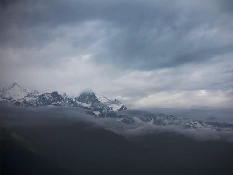 Stormy & Snowy Mountain Tops